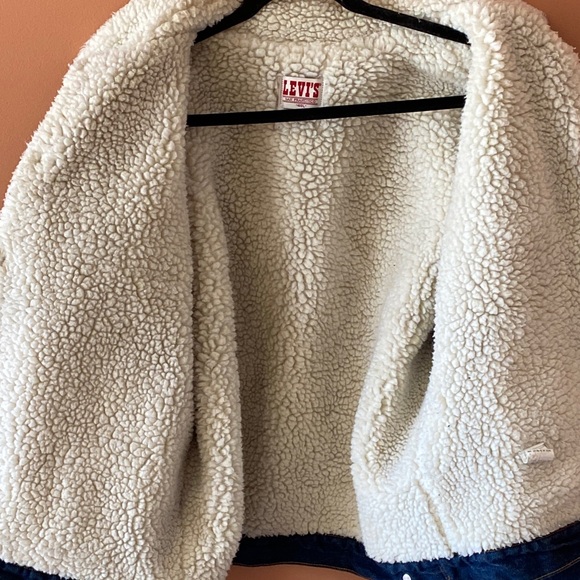Vintage Levi's San Francisco 1970’s Denim Sherpa Jacket - Picture 13 of 17